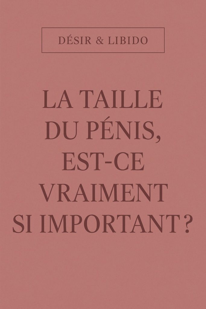 LA TAILLE DU PÉNIS, EST-CE VRAIMENT SI IMPORTANT ?
