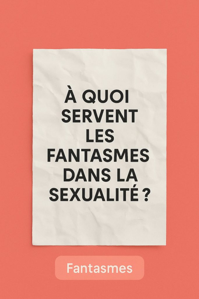 À QUOI SERVENT LES FANTASMES DANS LA SEXUALITÉ ?